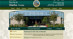 Desktop Screenshot of cityofstarke.org