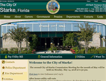 Tablet Screenshot of cityofstarke.org